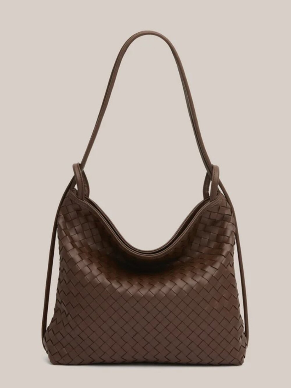 VESTIRSI Woven Bella Convertible Backpack Chocolate NWT